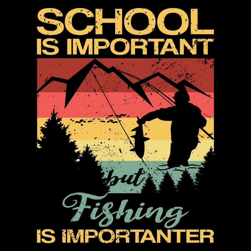 Fishing Is Importanter Angler Geschenkidee