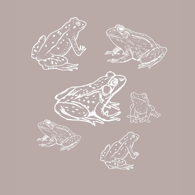 Frog Toad Collage