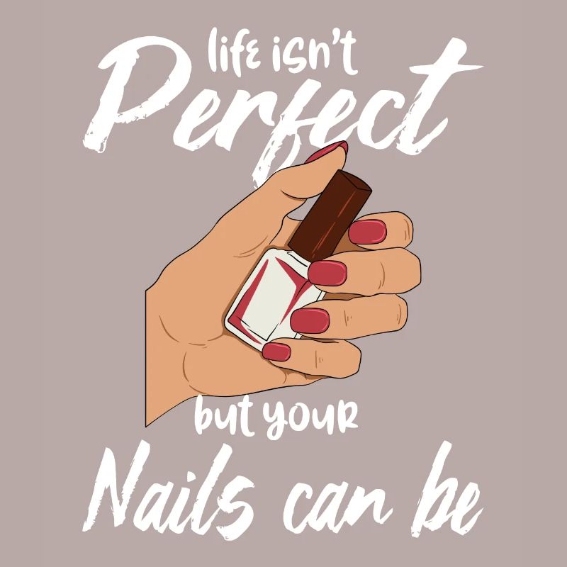 Nail technician fingernails