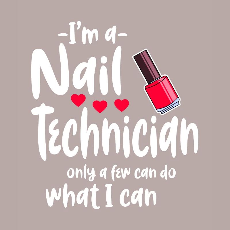 Nail technician work
