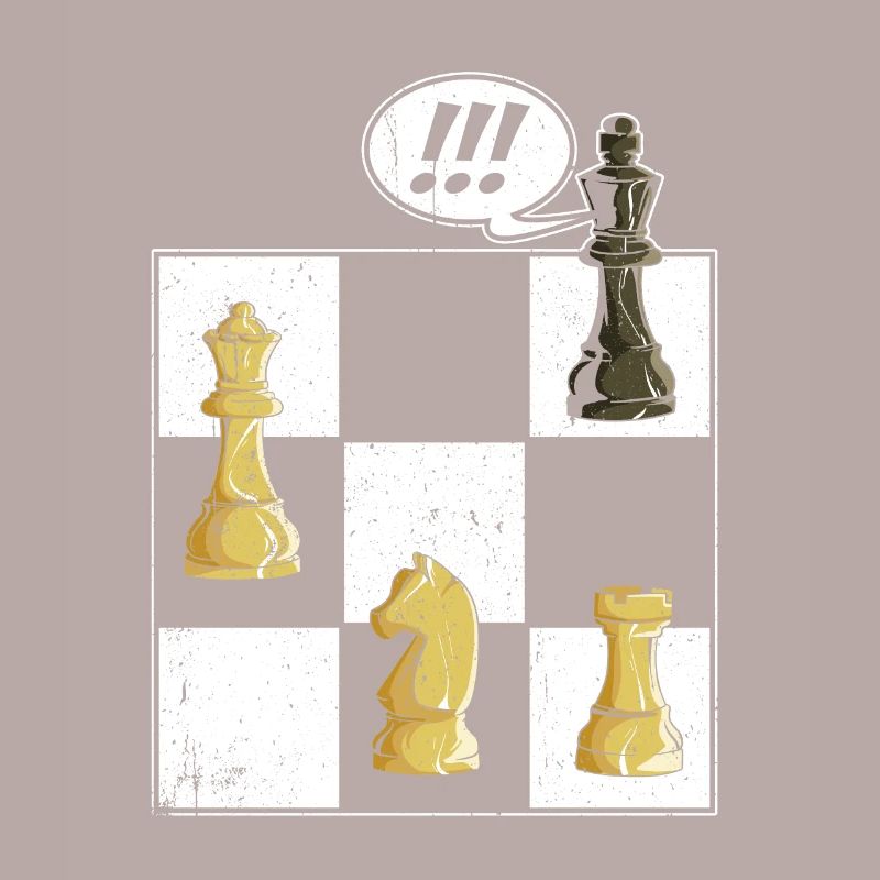 Jeu d’échecs Tshirt Chessboard Checkmate Chess