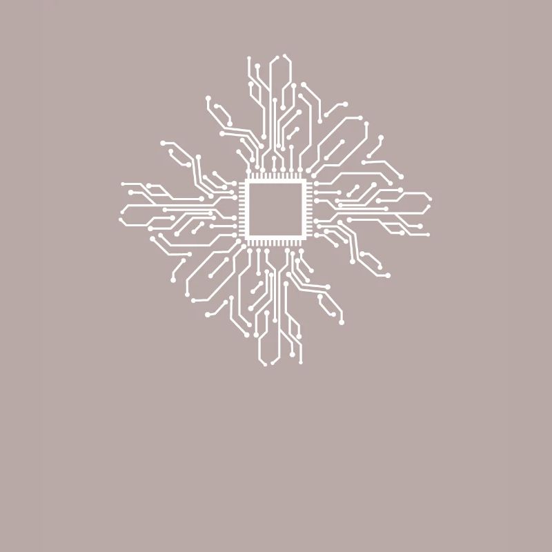 Platine Chip Circuitboard mit CPU Computer Design