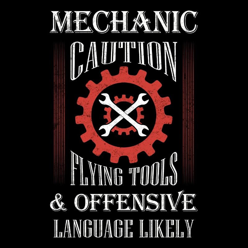 Flying Tools & Offensive Language Likely Mechanic