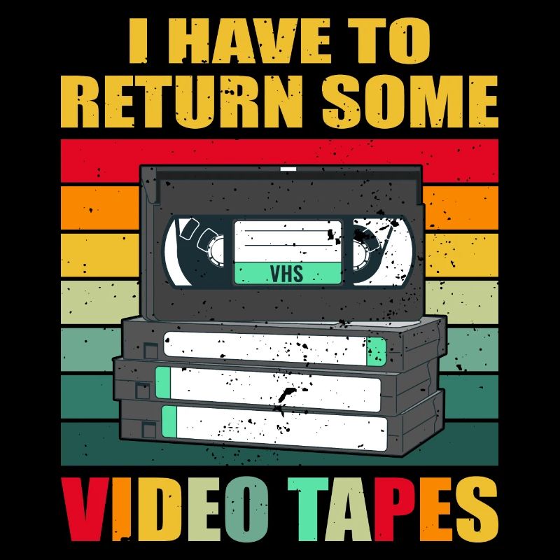 Video Cassette Tape Nineties Gift