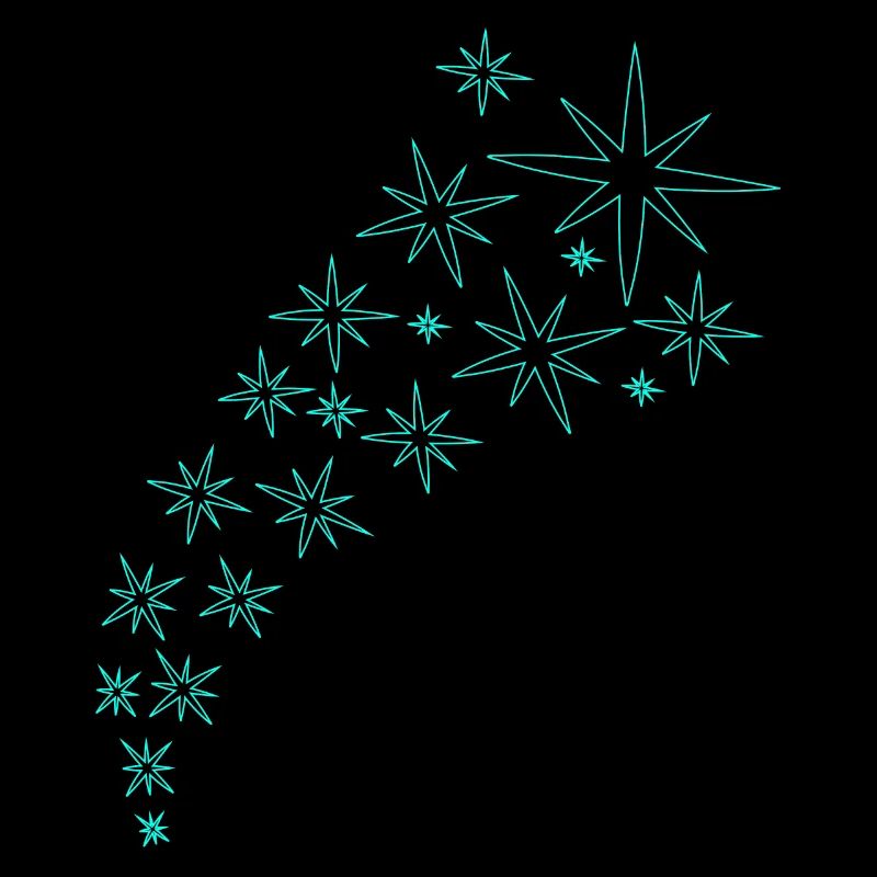 Sternenbogen Mintgrünes Design