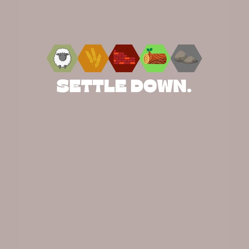 Settle Down Board Game Night Vintage Retro Gaming
