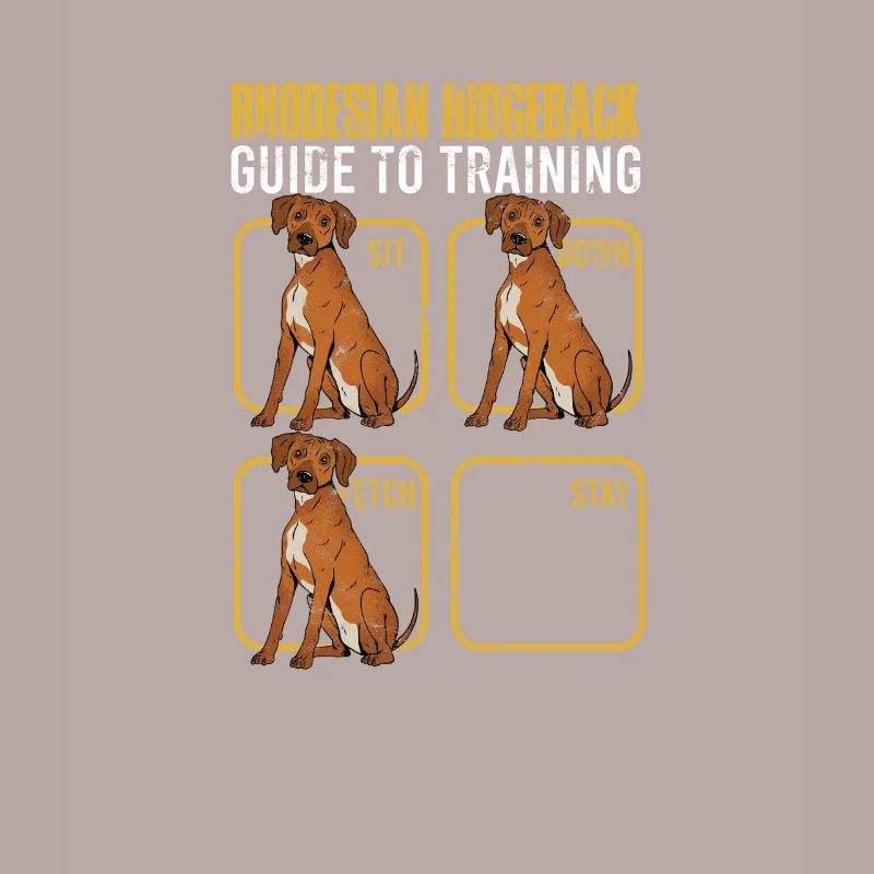 Rhodesian Ridgeback guide de formation asseyez-vous