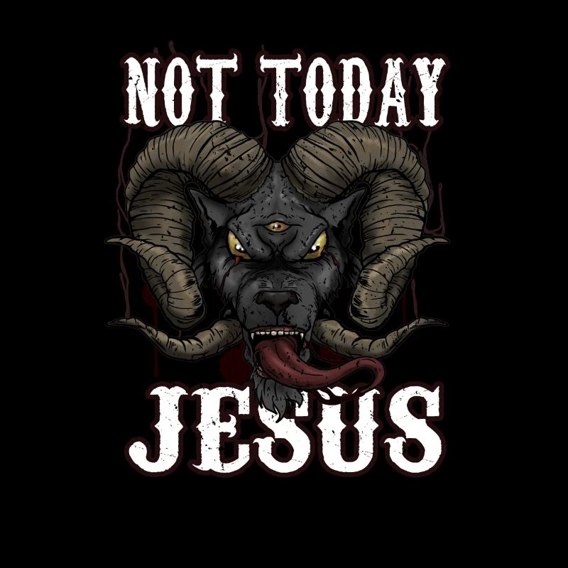 Nicht heute Jesus - Goth Baphomet Ziege