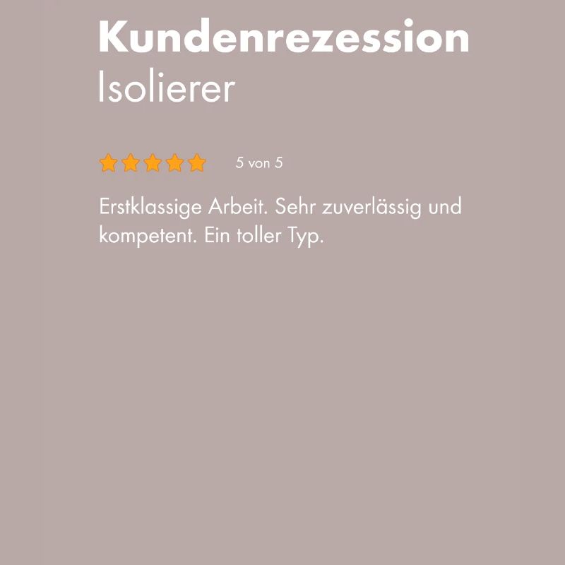 Isolierer I Isolierfacharbeiter oder