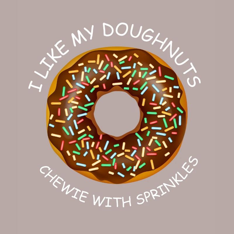 Doughnut Sprinkles – Drôle de beignet mangeant du beignet