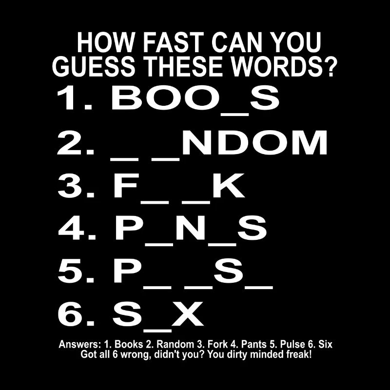 How Fast Can You Guess These Words? Funny Present