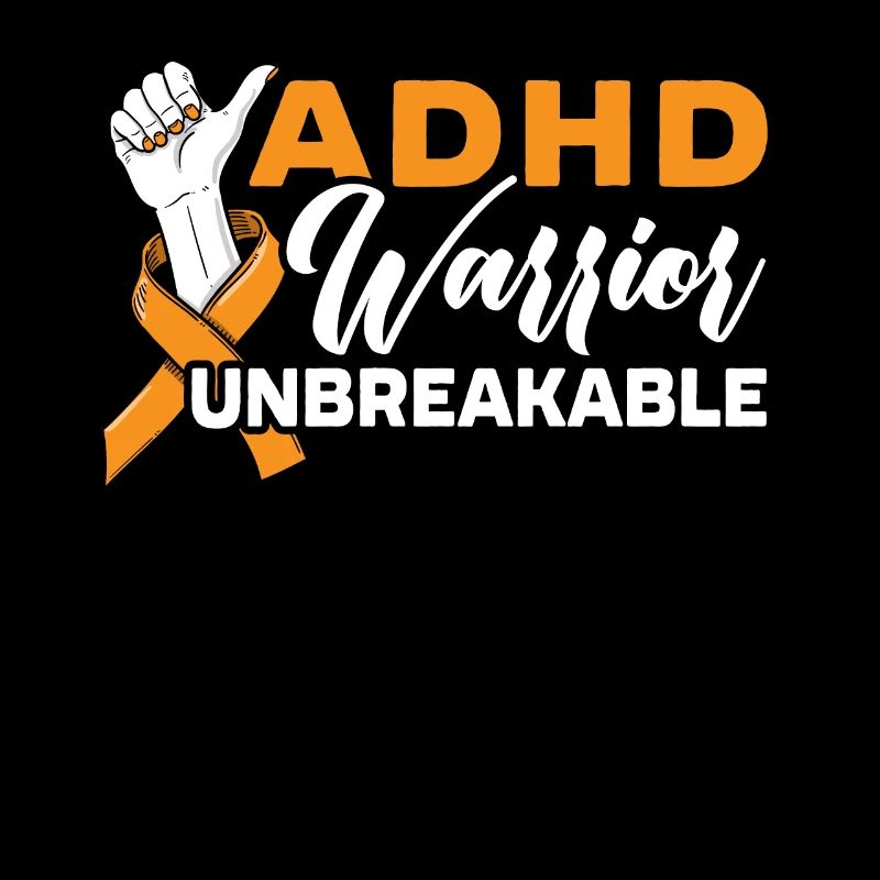 ADHD Warrior Unbreakable Embrace Neurodiversity