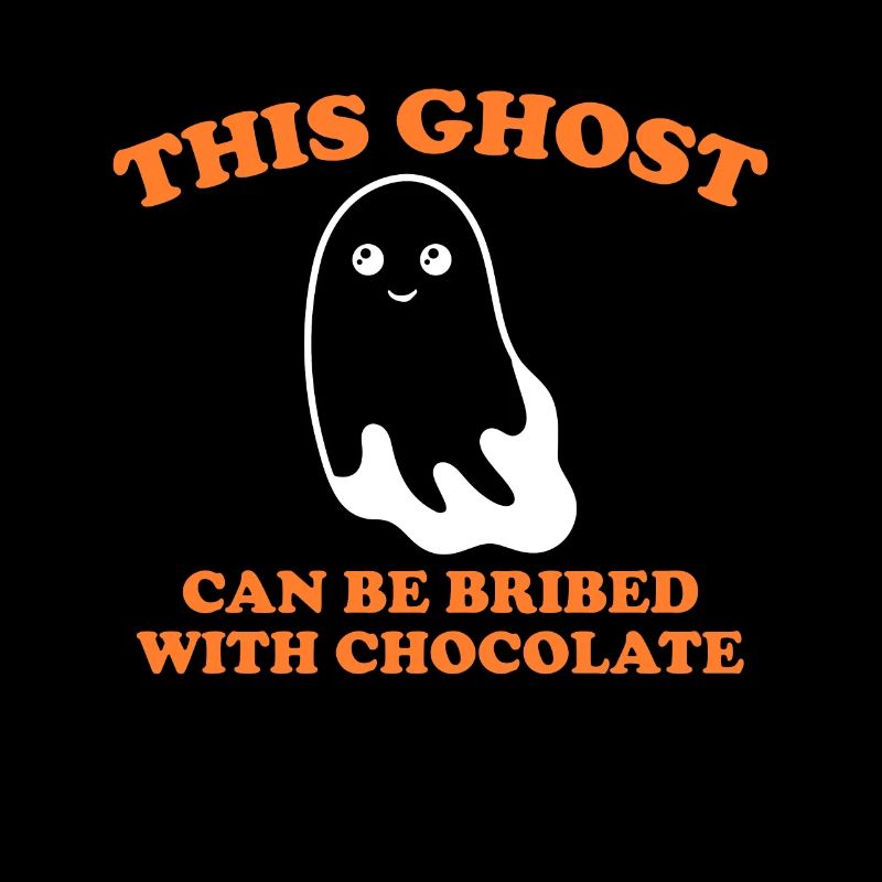 This Ghost Can Bribed With Chocolate Shirt