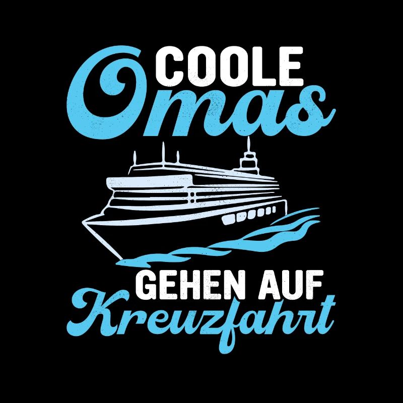 Coole Omas gehen auf Kreuzfahrt Urlaub Großmutter