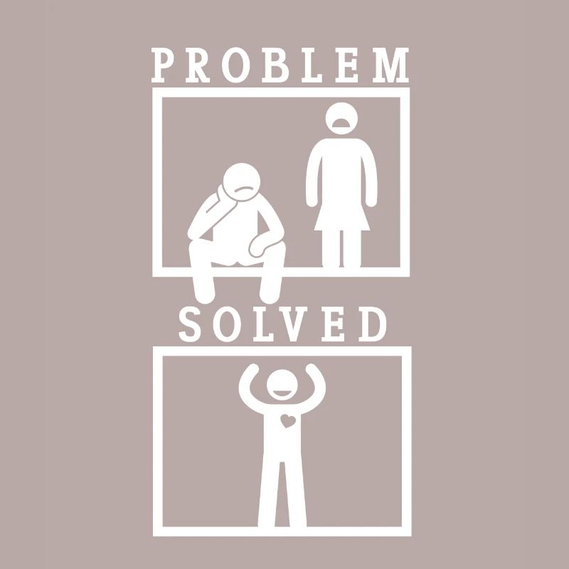Problem Stick Figure Couple Relationship Lovers