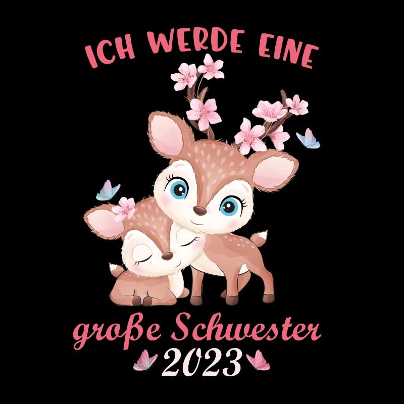 Ich werde eine große Schwester 2023 kleine Hirsche