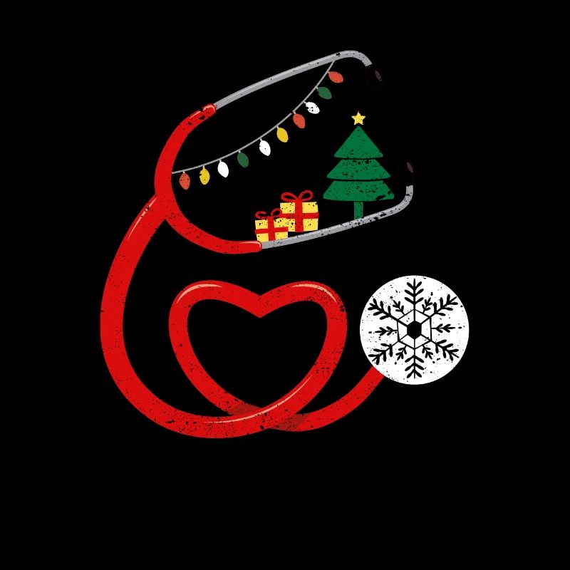 Nurse Christmas Tree Snowflake