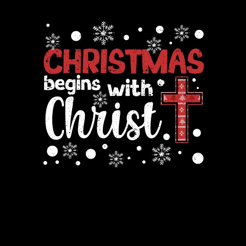 Weihnachten beginnt mit Christus Jesus Xmas Pyjama