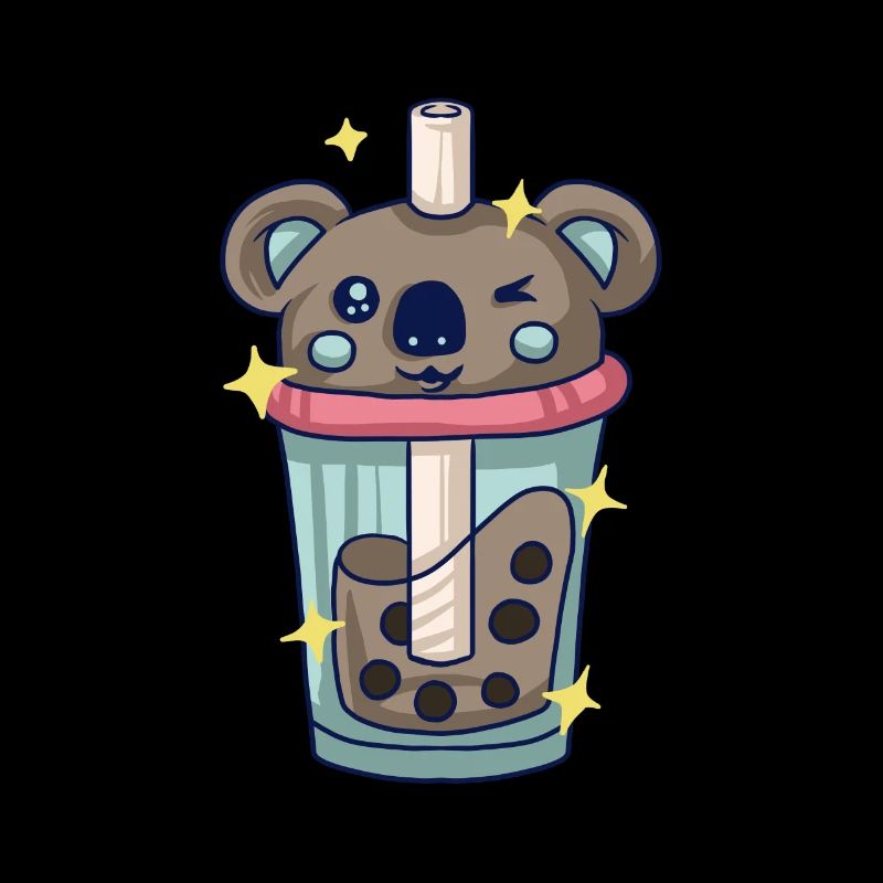 Kpop Koala Korean Pop Bubble Tea Geschenk Kinder