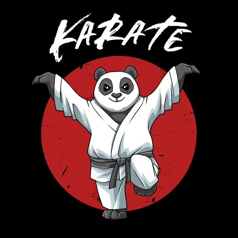 Karate Panda Crane Kick - Jungen und Mädchen