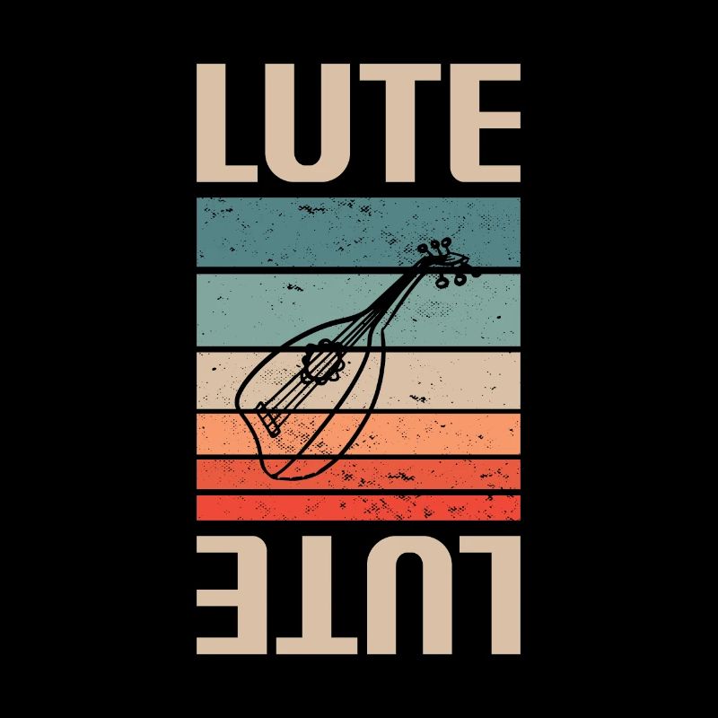 Instrument de luth classique rétro vintage
