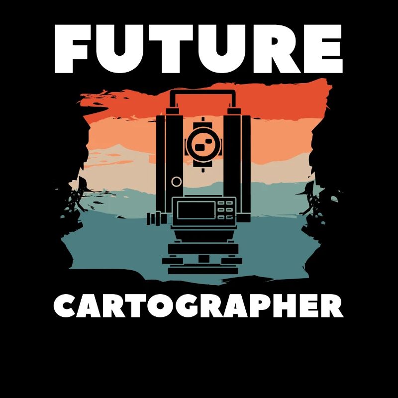Retro Future Cartographer Map Making Cartography