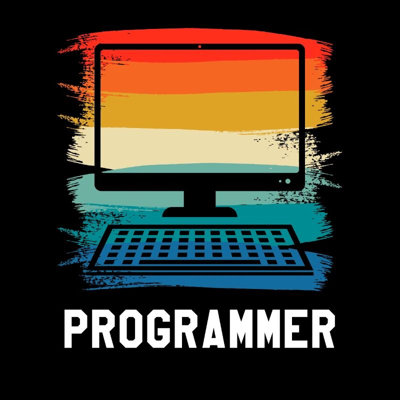 Rétro Vintage Programmeur Programmation Informatique