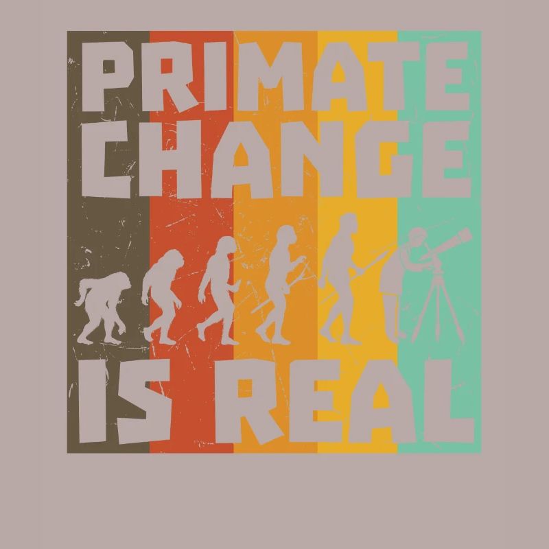 Primate Change Is Real Evolution Joke