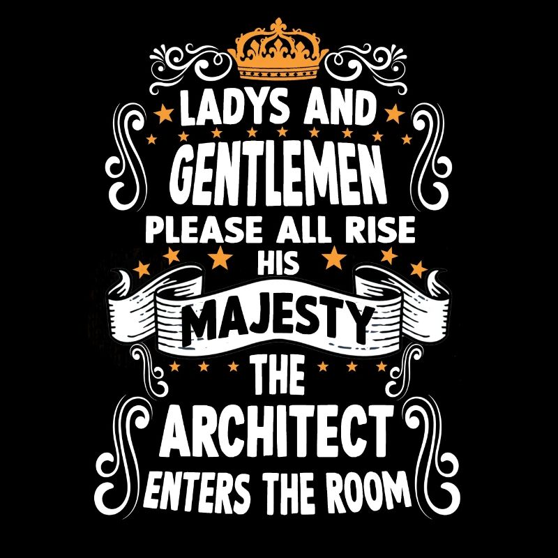 Architect T funny saying motif architect