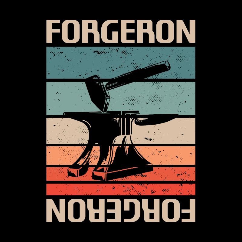 Retro Vintage Forgeron Forge