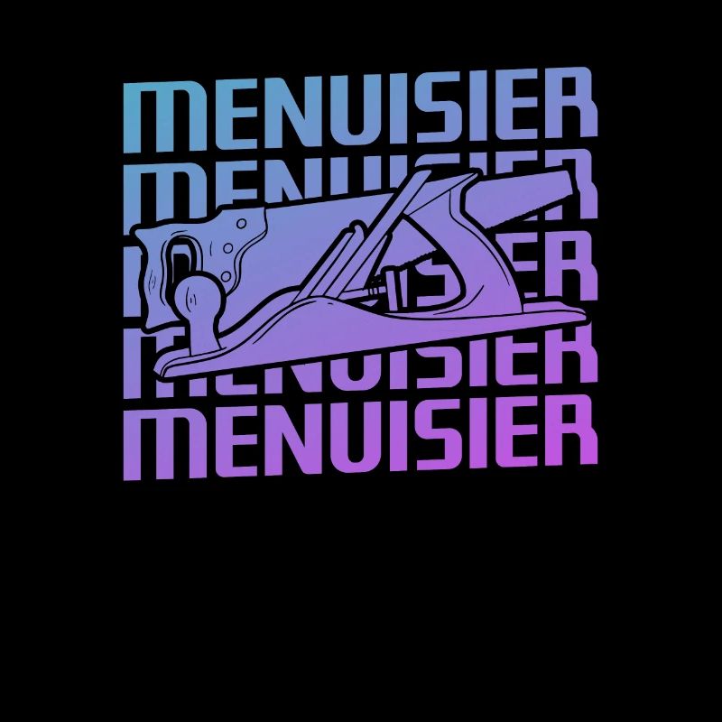 Retro Menuisier Charpentier Menuiserie