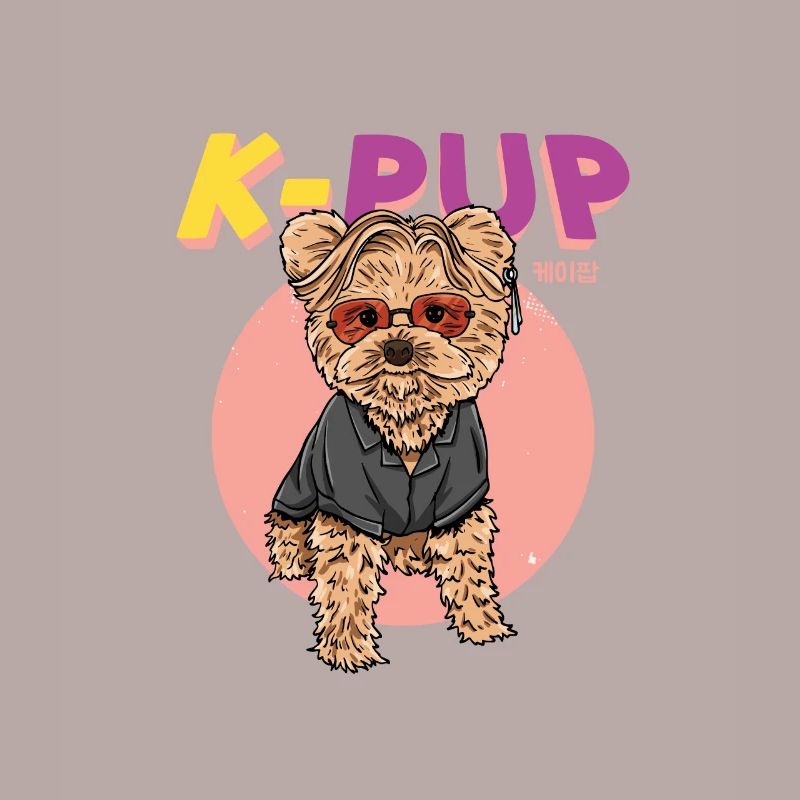 K Pop Chien Pop coréenne
