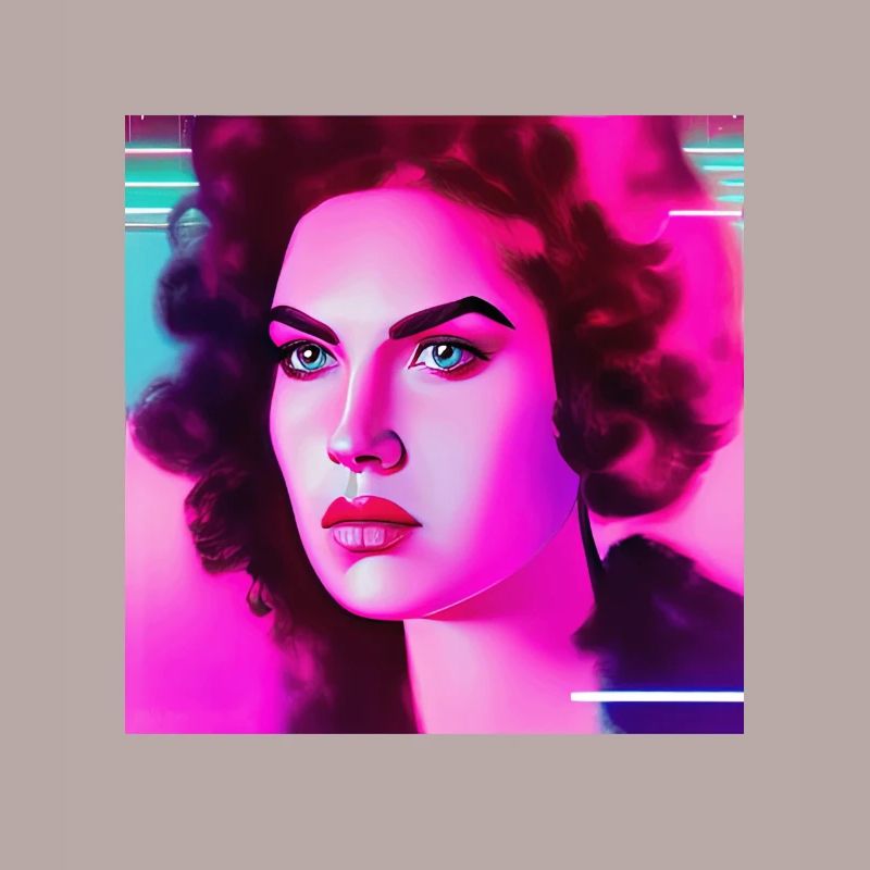 Retrowave Synthwave 80s Character Design