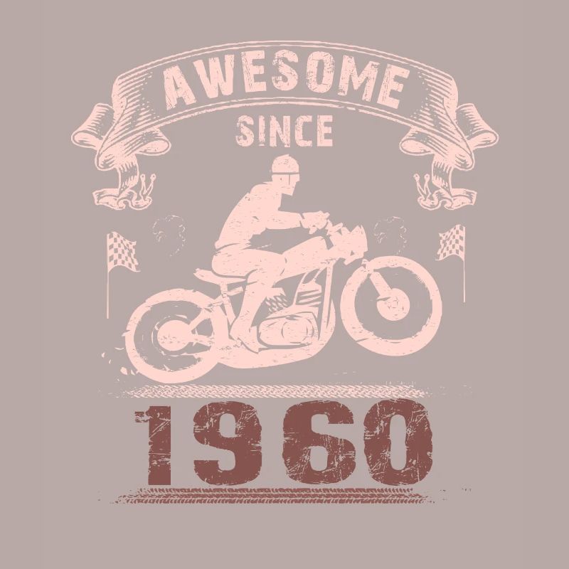 Awesome since 1960, Biker 63. Geburtstag