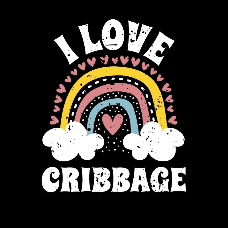 I Love Cribbage Shirt Geschenk