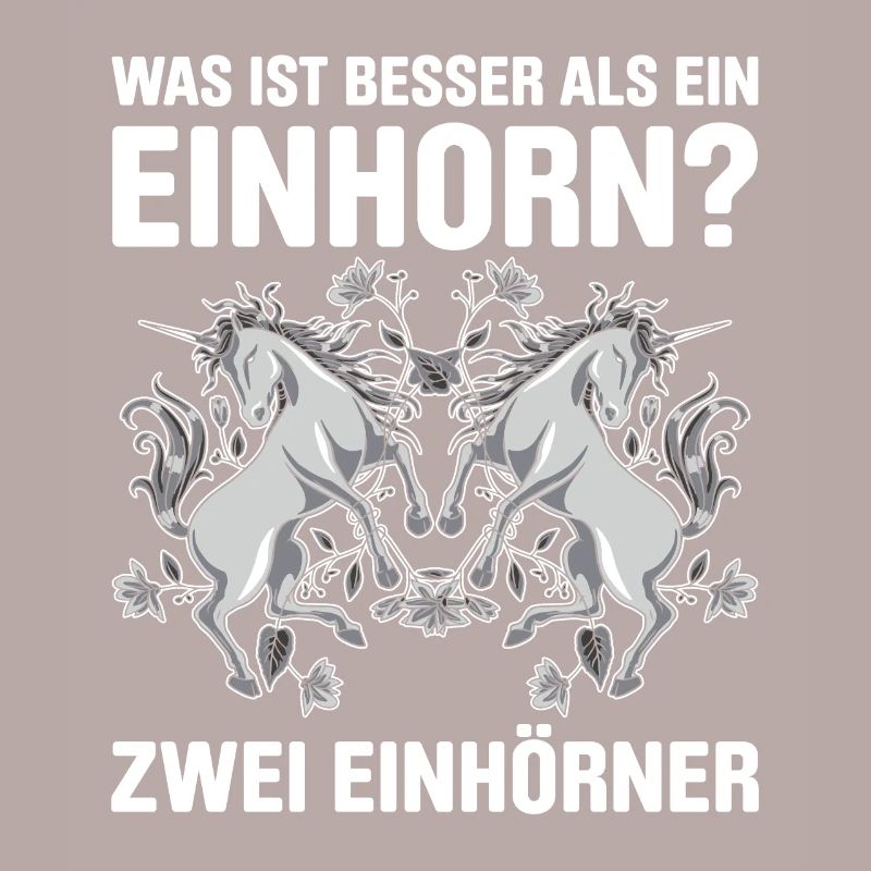 Was ist besser als ein Einhorn? Zwei Einhörner