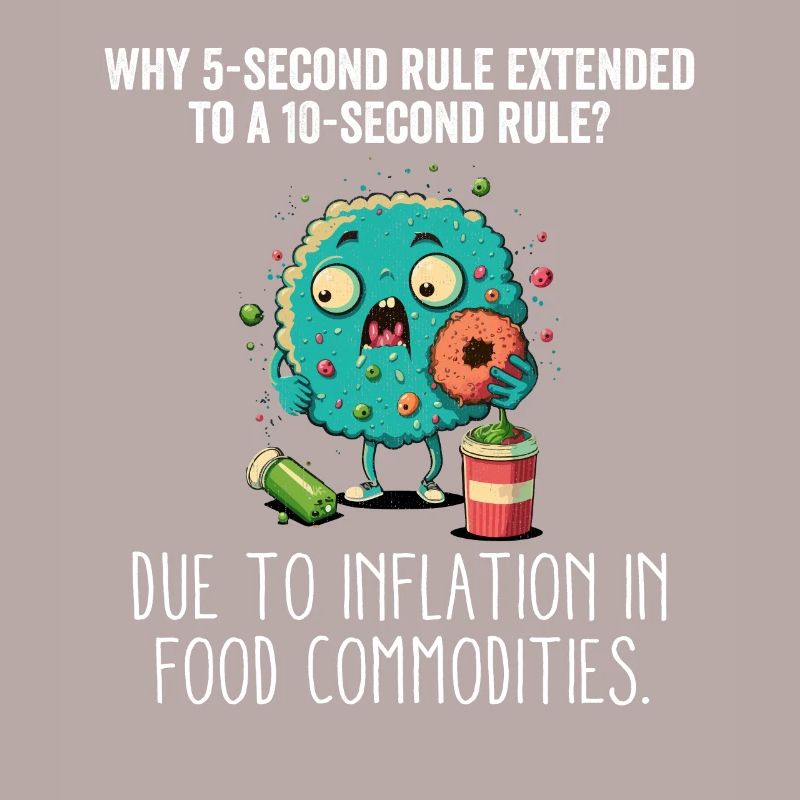 Five-Second Rule Funny Inflation Rate Sarcastic
