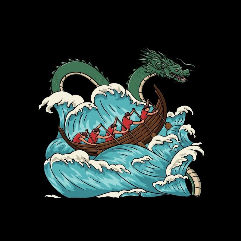 Conception de ramen et de bateaux-dragons