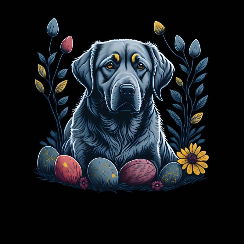 Labrador Retriever Dog Easter Spring Labrador