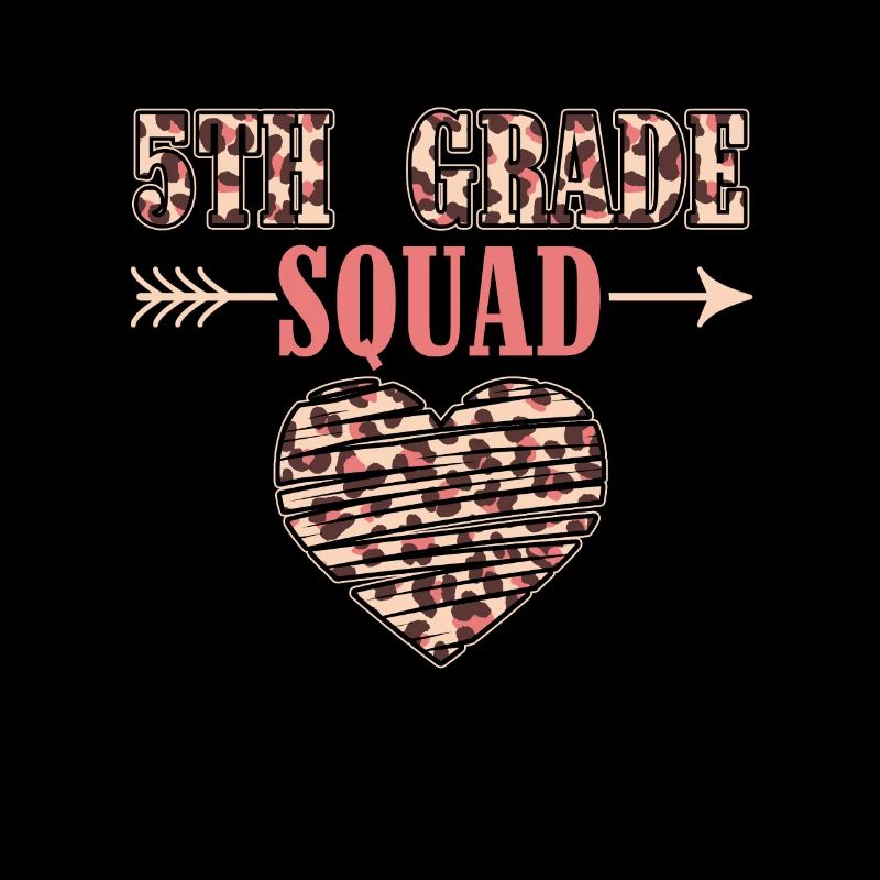 5th Grade Squad Teacher Fifth Student Team Back