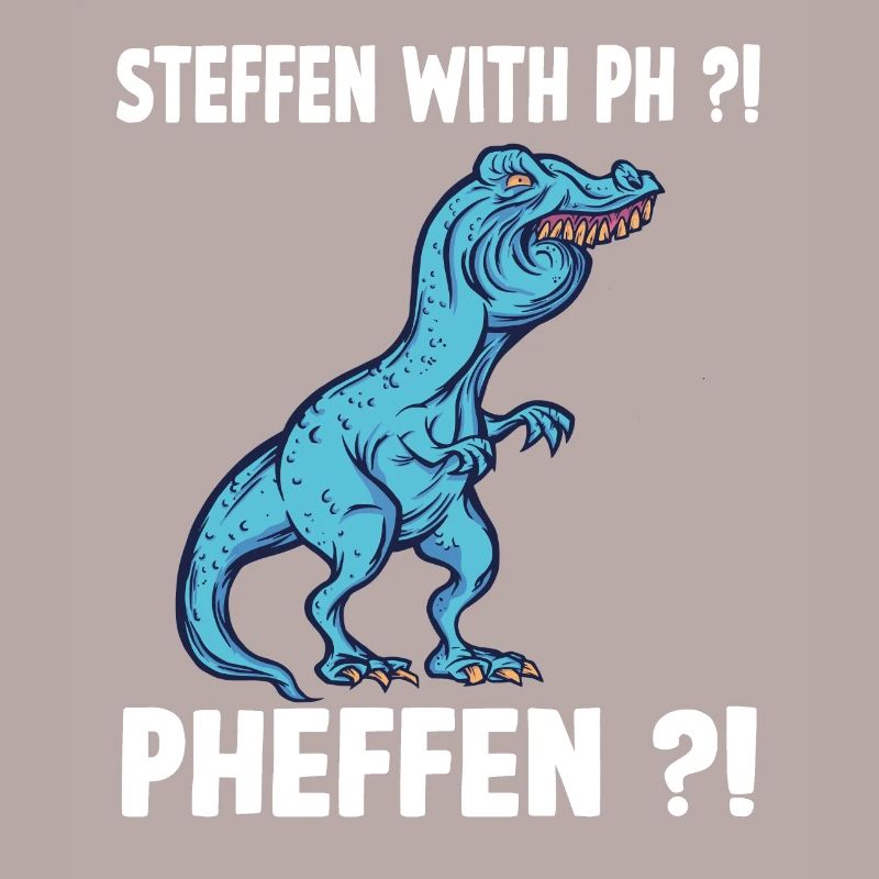 TRex Meme Dinosaur with overbite Steffen with ph S