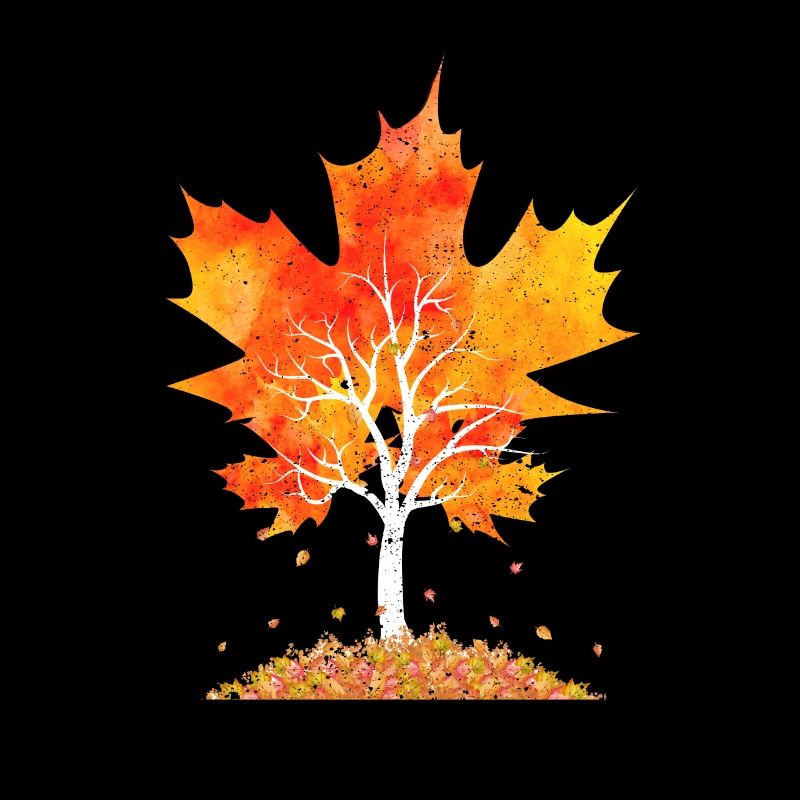 Maple Leaf Autumn Tree Red Yellow Orange Autumn Leaf