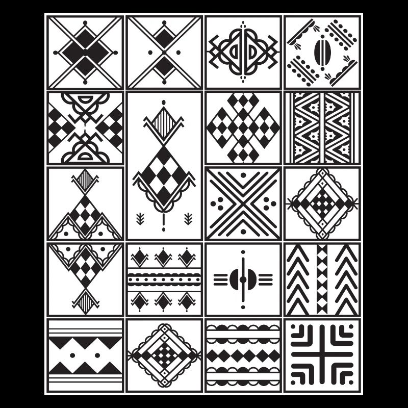 AMAZIGH BERBER KABYLE KABYLE MOTIF