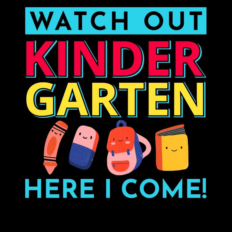 Kindergarten Kindergärtner Lehrer Regenbogenfarben