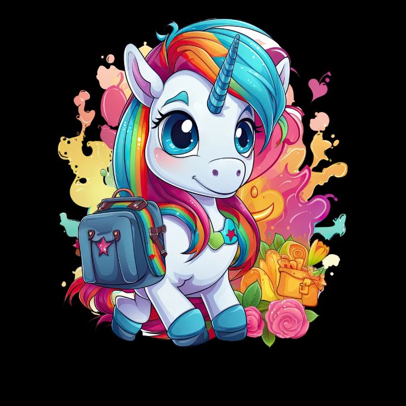 Einhorn Schulkind Einschulung Mädchen Geschenk