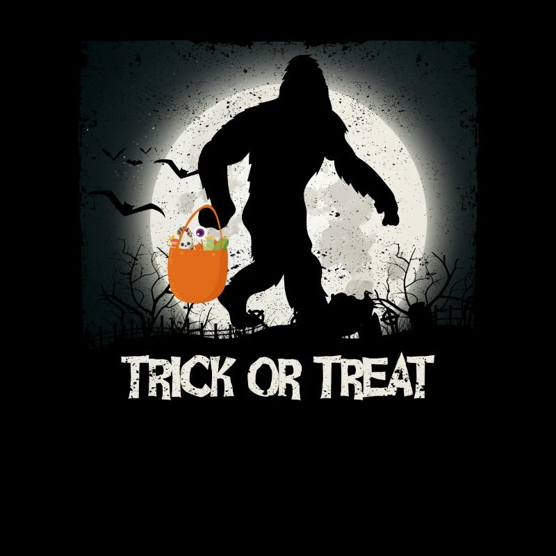Lustige Halloween Bigfoot Trick oder behandeln