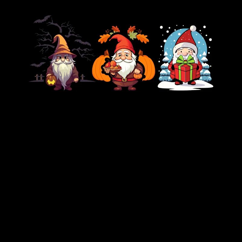 Gartenzwerg Halloween Süßes oder Saures Gärtner