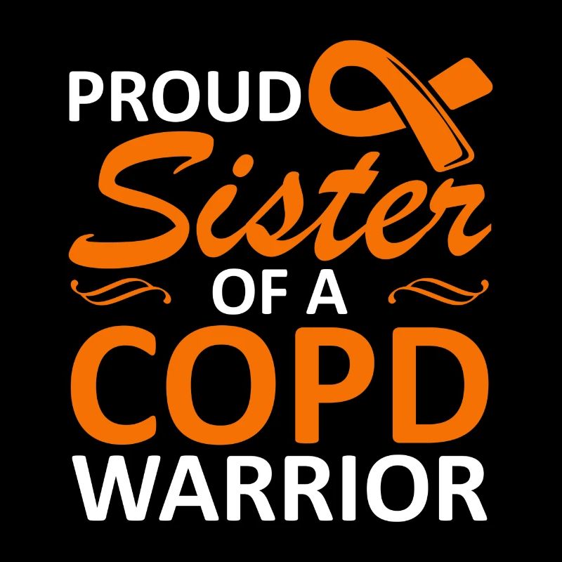 Stolze Schwester Eines Copd-kriegers Chronische