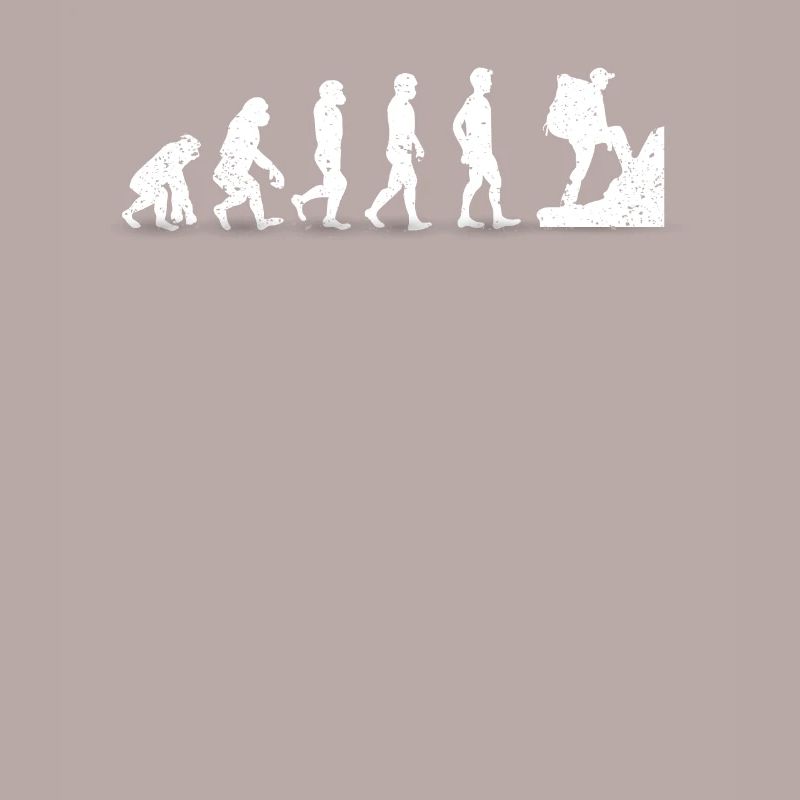 Funny Hike Human Evolution Cool