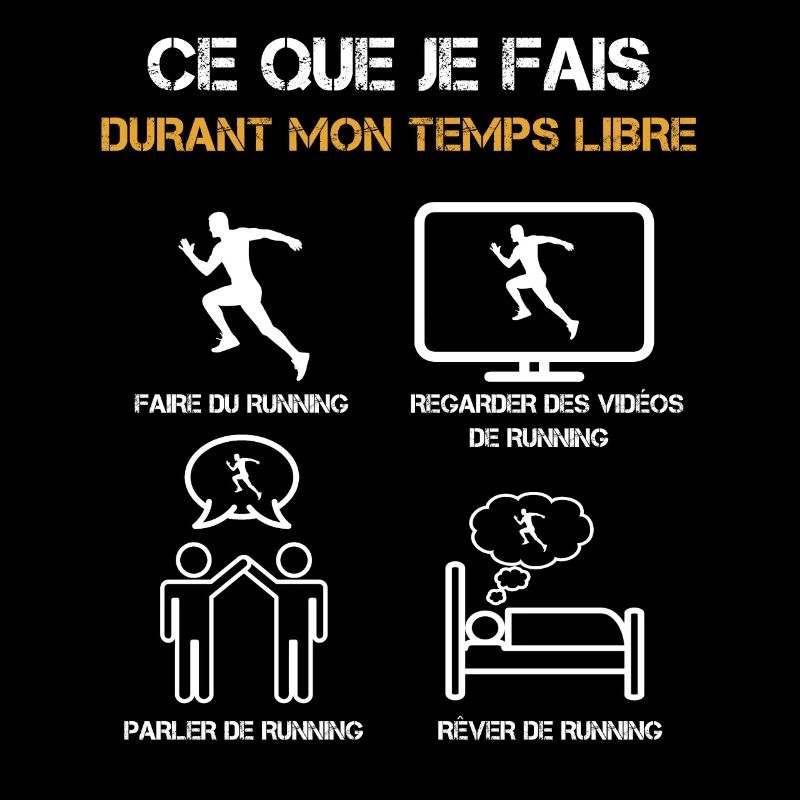 ce que je fais durant mon temps libre running